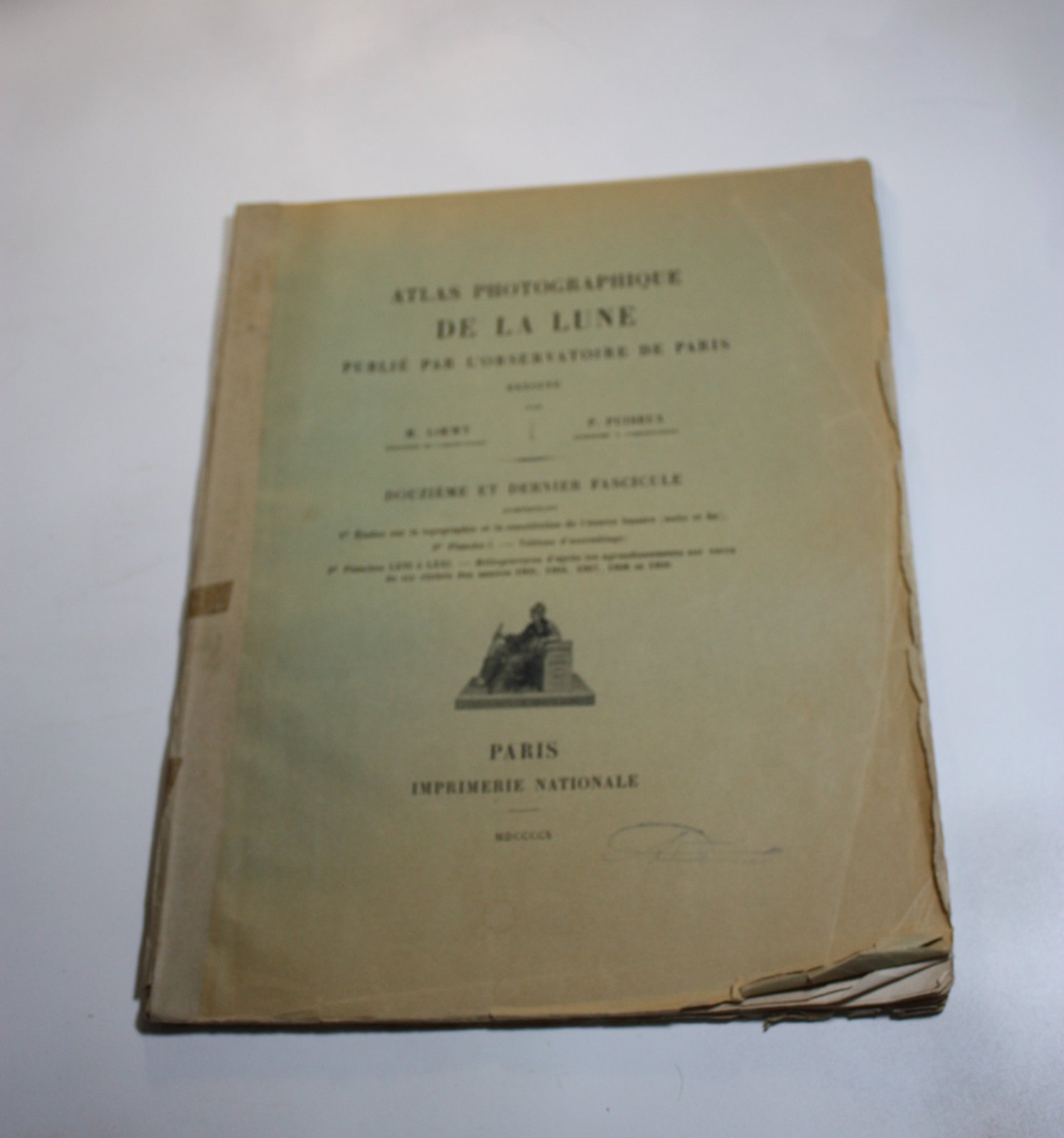 Atlas photographique de la Lune . Douzieme et dernier fascicle