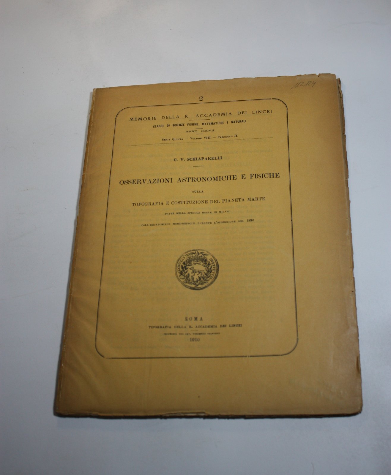 Osservazione Astronomiche e Fisiche
